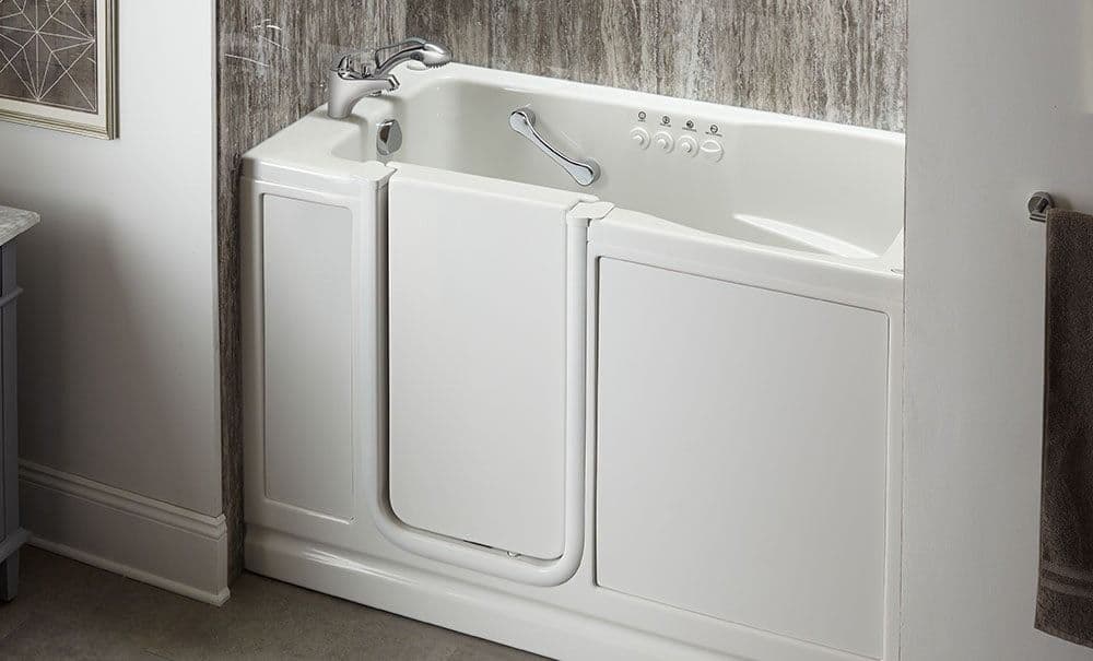 walk in tub white
