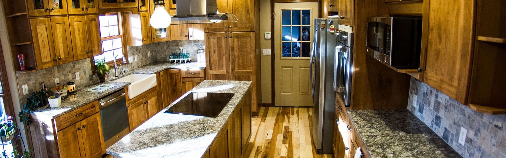 wood kitchen door